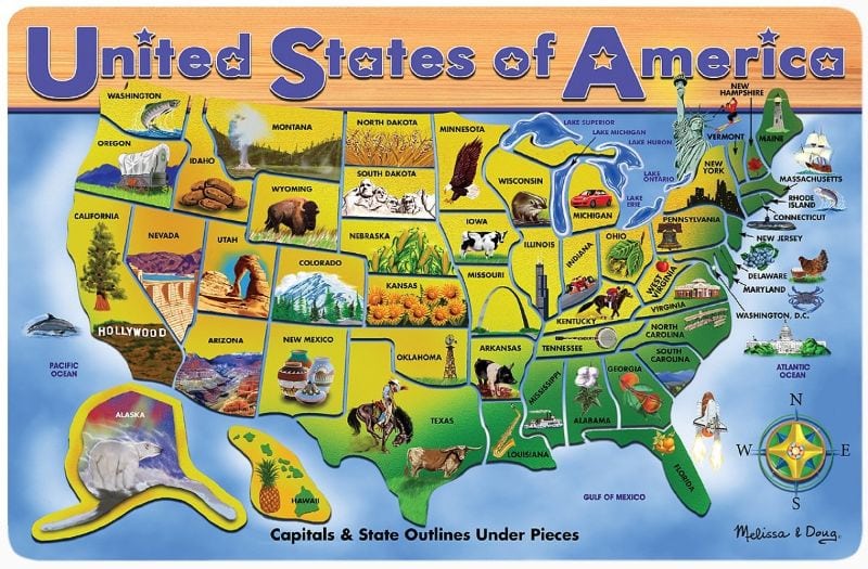 Mapa EUA